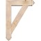 Ekena Millwork Traditional Arts and Crafts Smooth Bracket w/ Offset Brace, Douglas Fir, 7 1/2"W x 30"D x 42"H BKT0806X30X42TRA03SDF - alternate 4